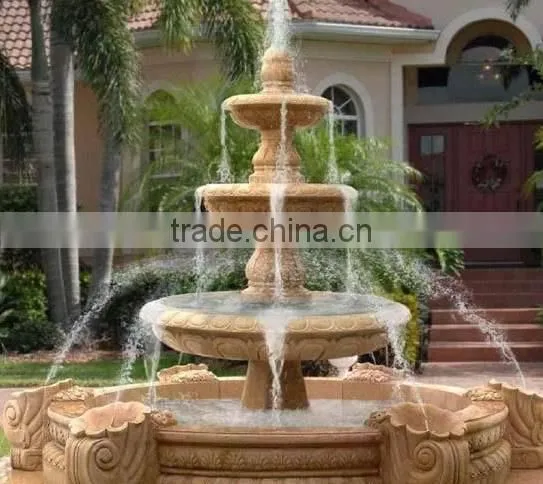 China granite water fountain bases