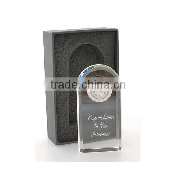 2016 crystal desktop clocks for gift