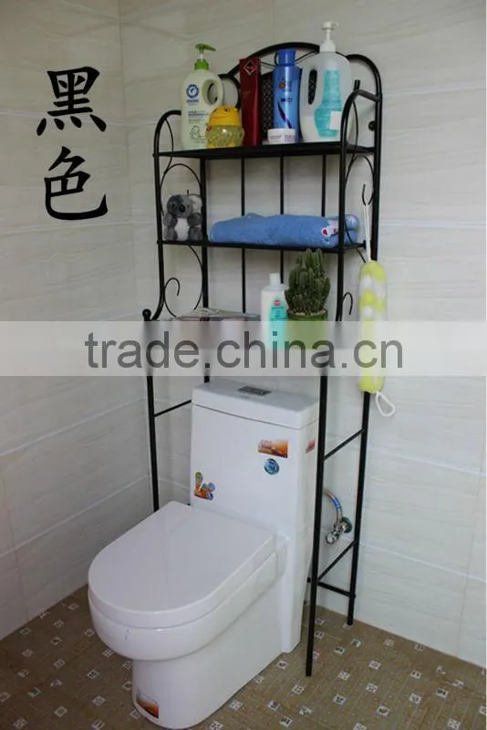 Metal 3 Shelf Bathroom Storage Organizer Spacesaver Towel Over Rack Toliet