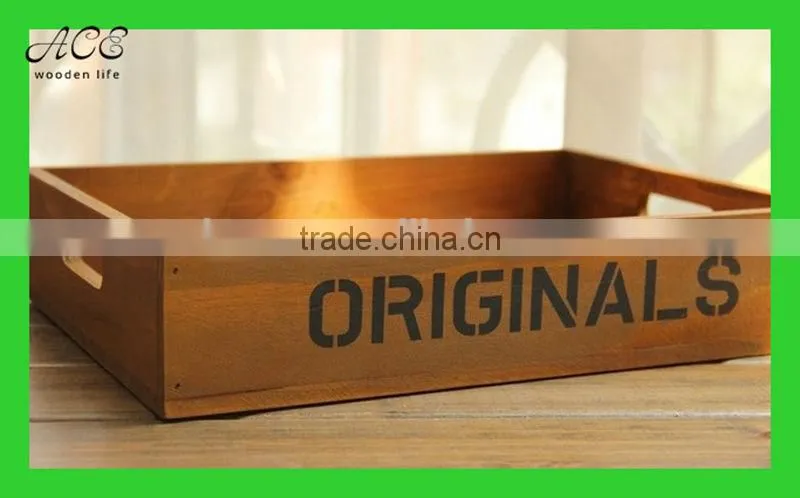 Custom wooden storage box