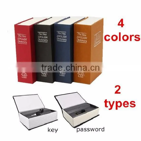 Factory Wholesale Dictionary Metal Secrect Book Hidden Money Safe Box