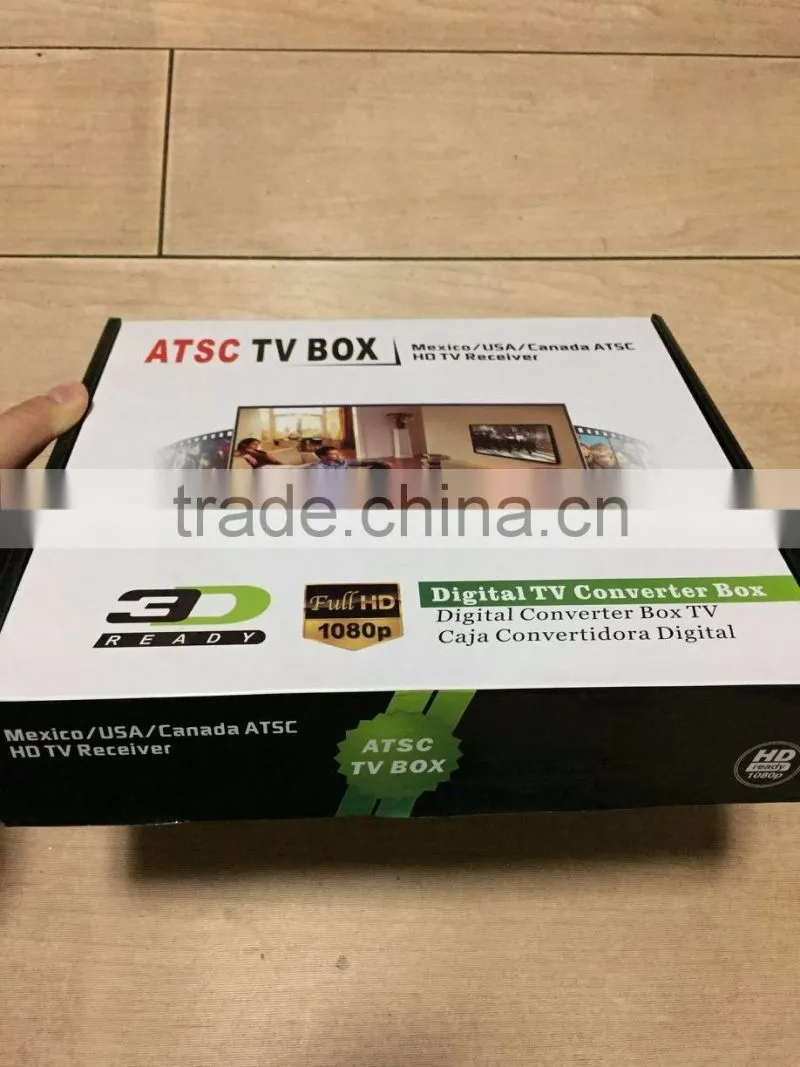 High Definition Android ATSC box Digital TV Converter box Caja Convertidora Digital Atsc HD TV Receiver for Mexico/USA/Canada