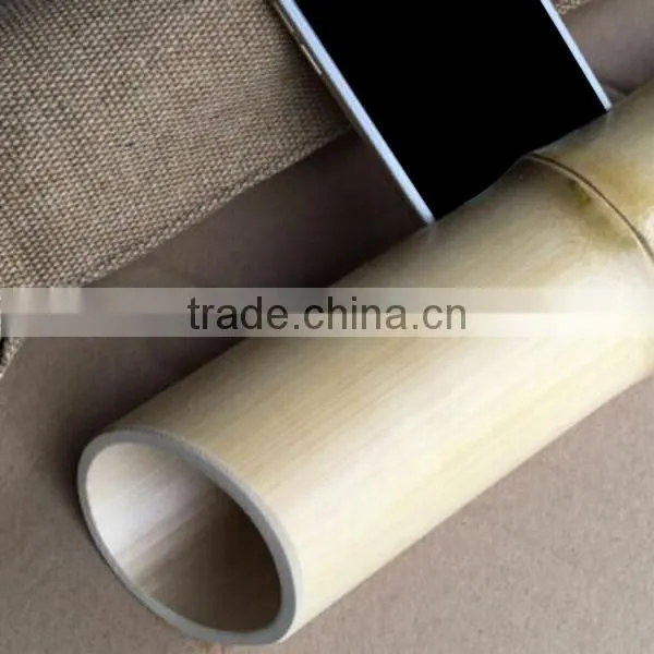 Customized logo bamboo portable speakers for mobile phone
