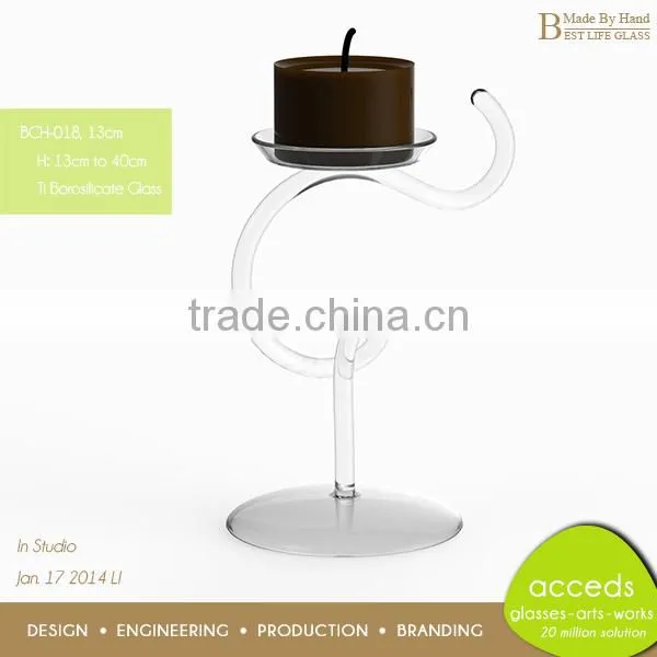 Wholesale Cheap Tall Glass Candle Holders