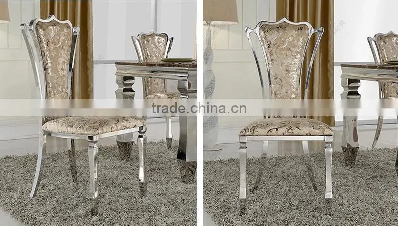 Rectangle marble dining table living room furniture for wholesale