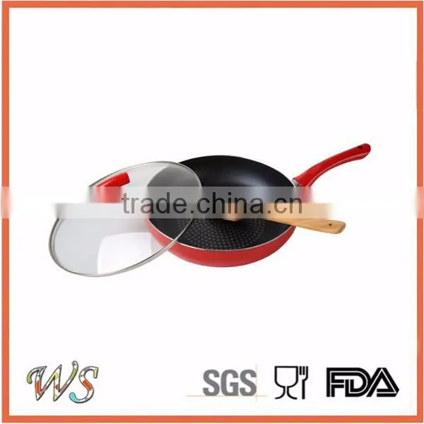 alumium fry pan with non-stick ceramic coating