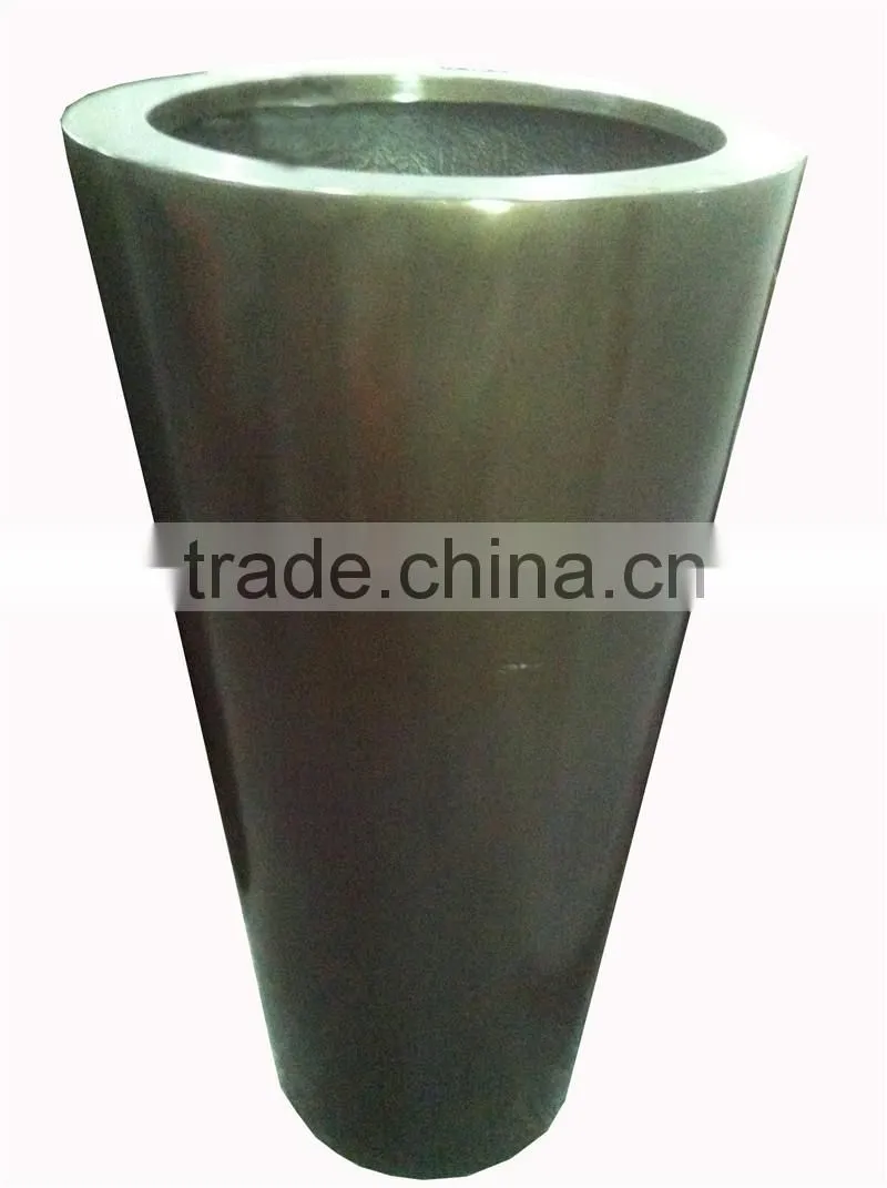 Home garden deco 20cm to 200 cm hight fiberglass or plastic christmas flower and large tree pots EHP1501 1402