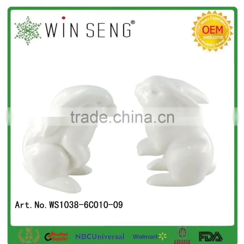 Lovely ceramic rabbit as an Easter gift