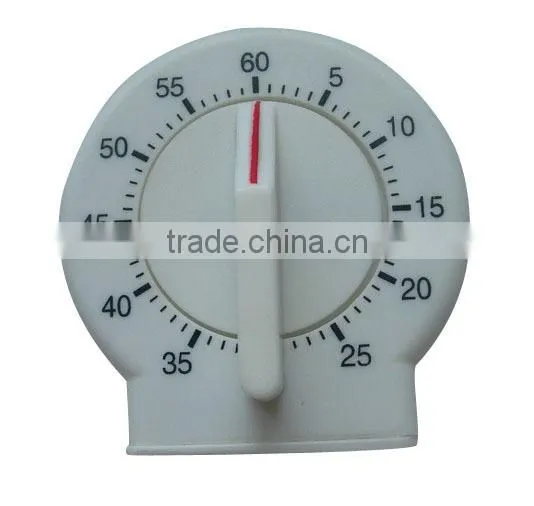 Plastic 60 minutes countdown mechanical kitchen timer