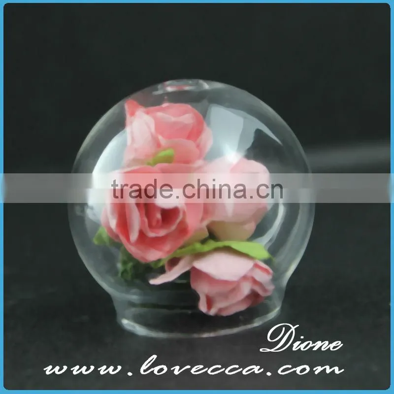 2017 Hot selling wedding flower decorative glass dome