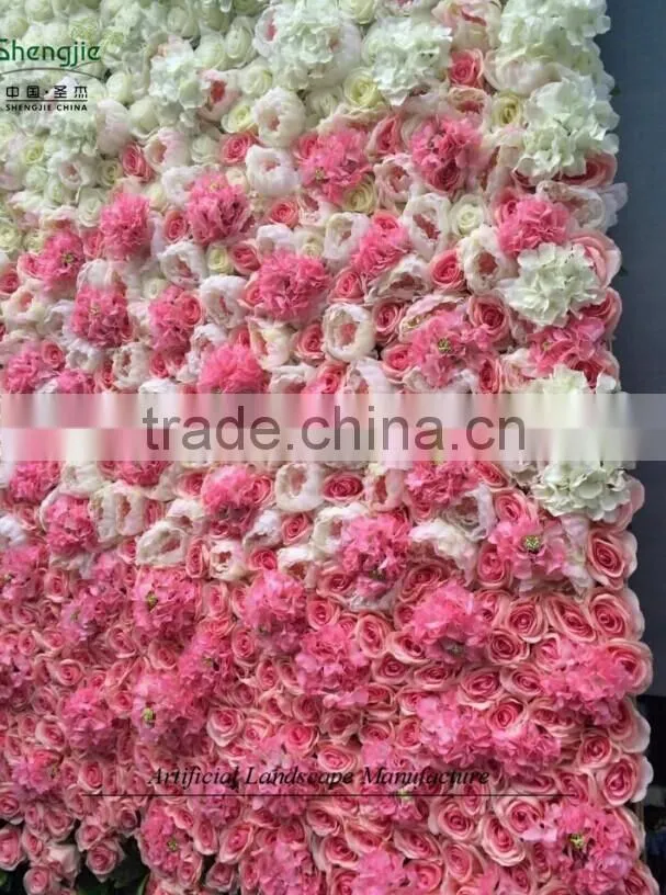 artificial flower wall with ODM design,hot sale flower wall manufacturer