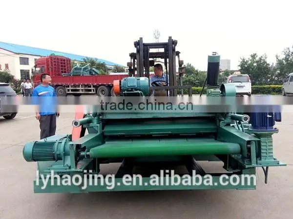 Good sale 8feet veneer peeling machine/ log peeling machine/wood veneer peeling