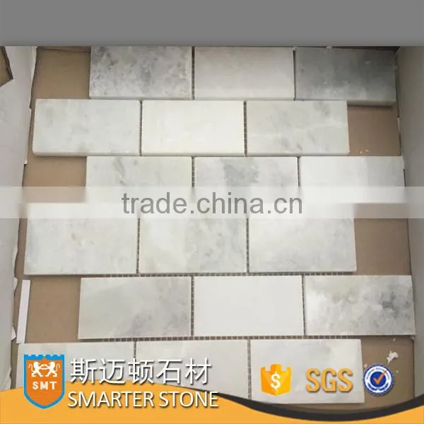 Paradise white marble mosaic carpet tile subway mosaic tile