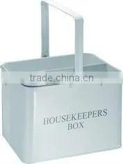 Set of 2 Metal Cake Bin