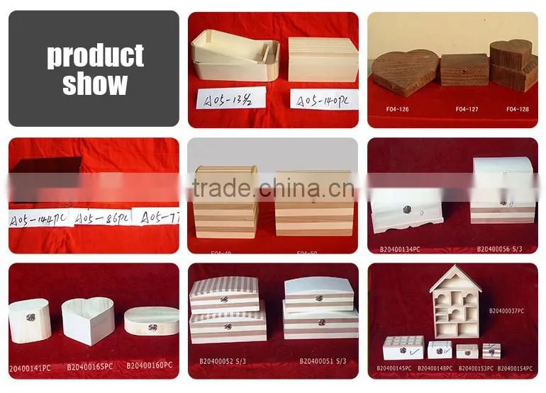 High quality wooden box for trinket with competitive price