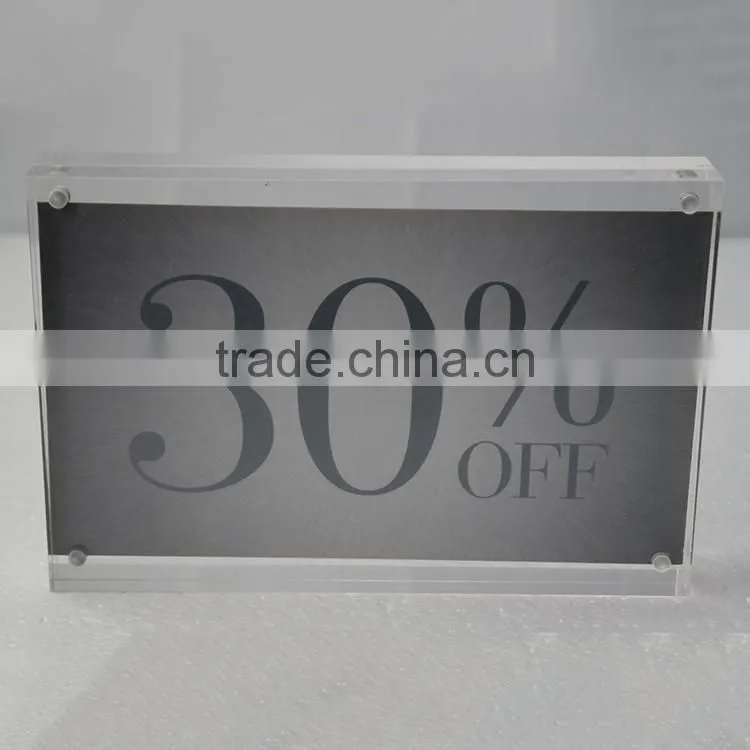 Clear Acrylic Number Plates