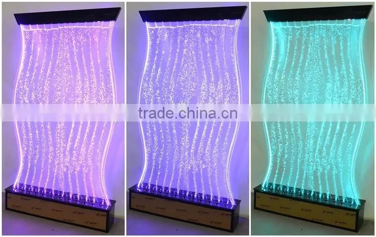 indoor water bubble LED acrylic advertising display screen