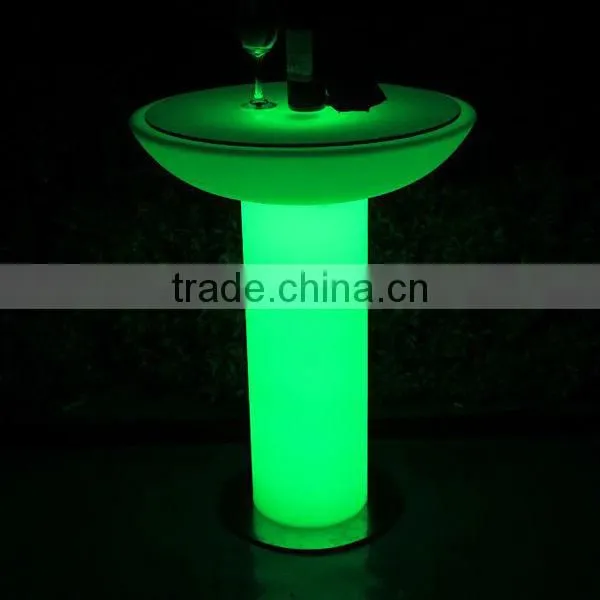 fashionable led bar furniture, led coffee table, club wine table