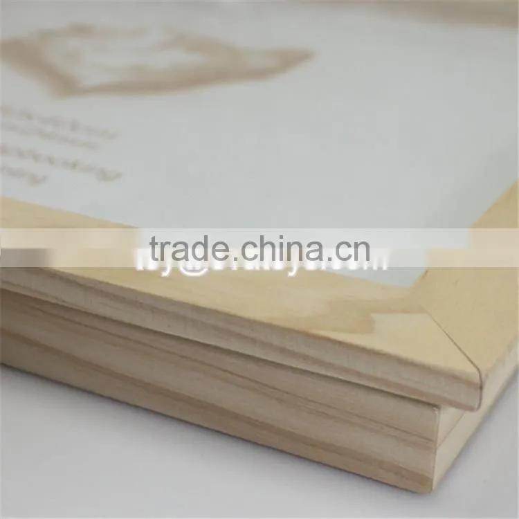wholesale cheap classic wooden picture frames with customize logo W09A005