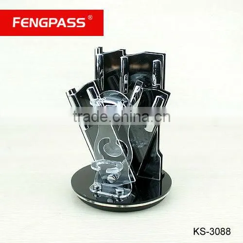 High quality plastic knife block(476-503-554)