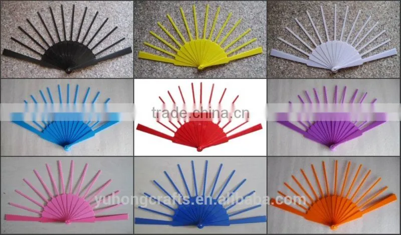 Spanish style plastic crafts fan ribs