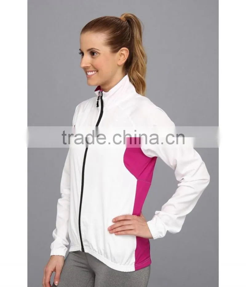 Custom women windproof sports jacket cycling jacket