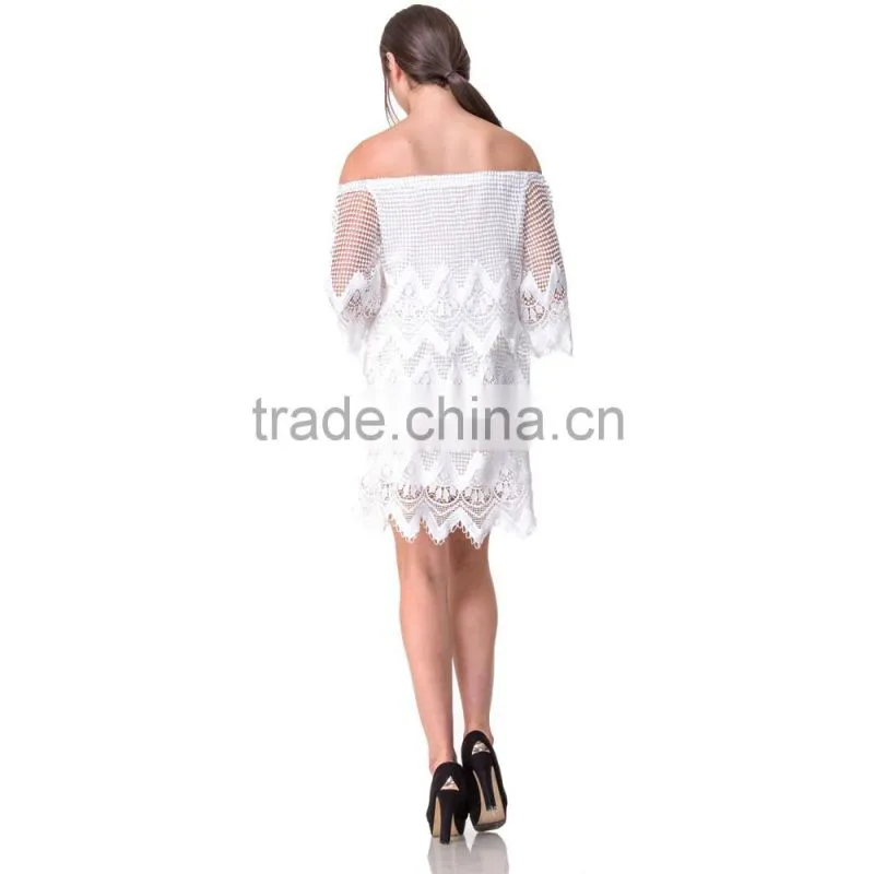 2017Guangzhou Domin factory latest ladies beautiful fashion dress