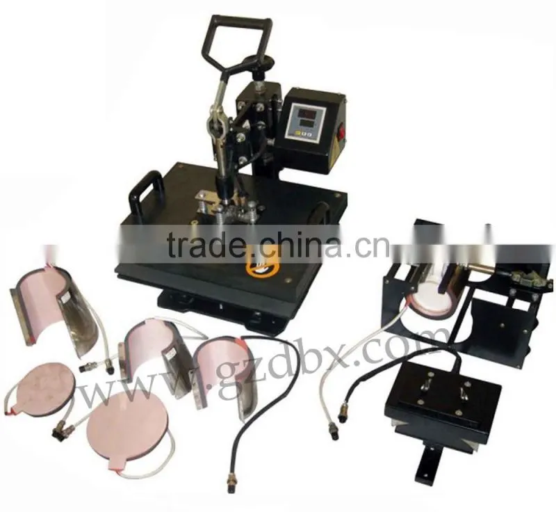 Wholesale 8 in 1 T-shirt/Mug/Cap/Plate Combo heat press machine
