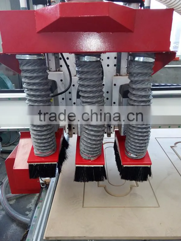 china machine vaccum pump XJ1325A-3S 3 Axis CNC Router with wood cutting machine for wood kitchen working