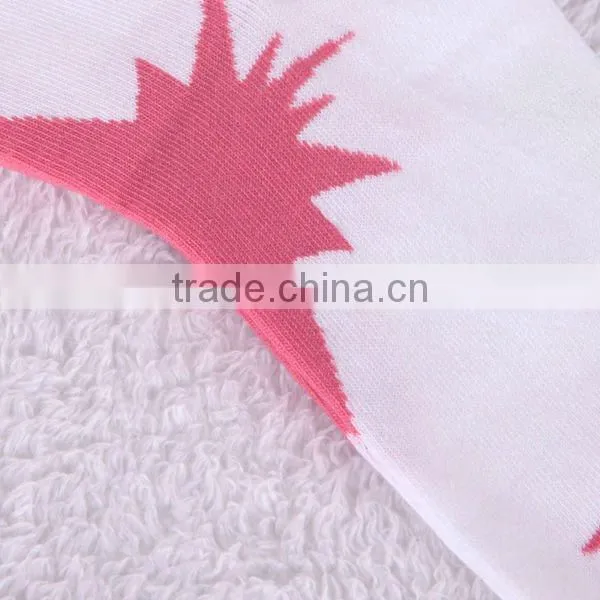 Ladies knitted absorbent ankle socks