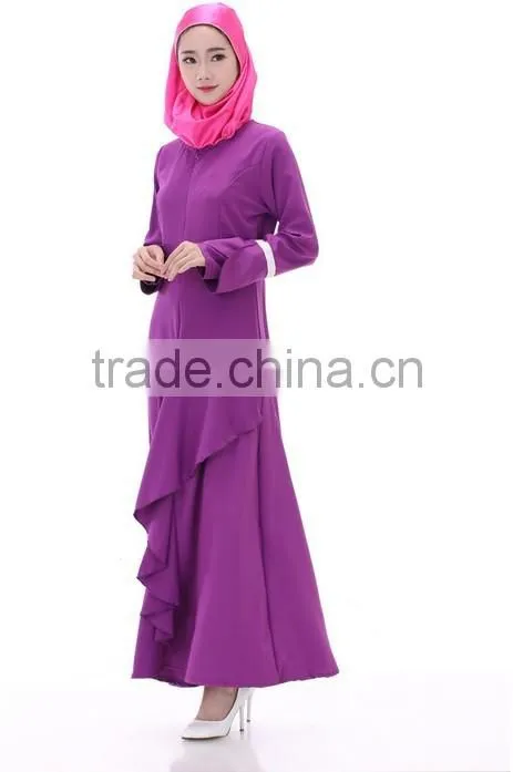 latest fashion design women clothing muslim dress 2015