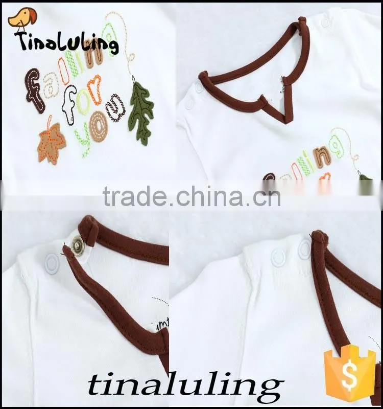fashionable style 100% cotton stylish baby costume baby romper infant rompers bodysuits for boys