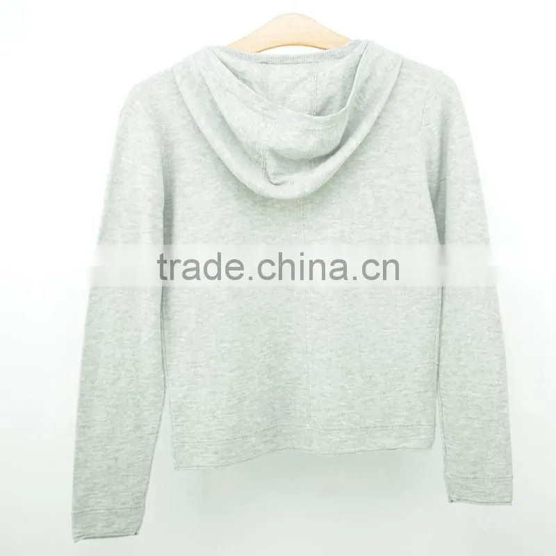 Kids clothing knitting hooded sweater for boys