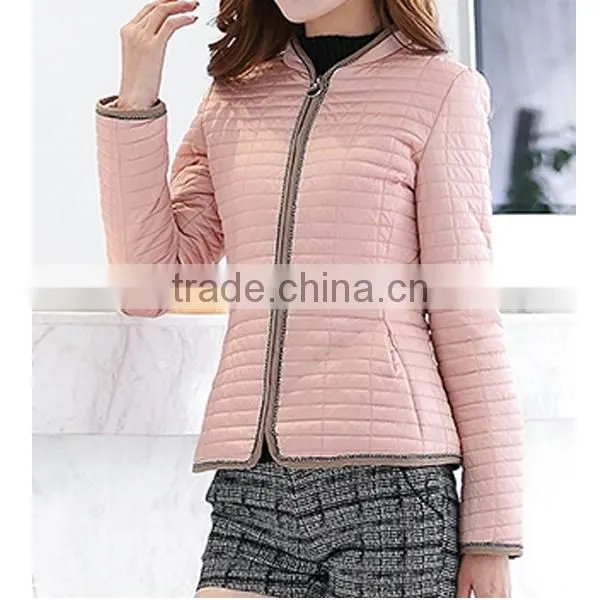 2015 Hot Sell Lady Outdoor Thin Suit Style Cotton Jacket