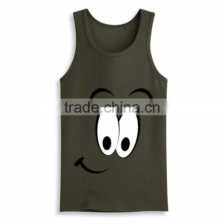 Bulk Cheap Price Latest Pattern Mens 100 Cotton Designer Casual Burnout Tank Top