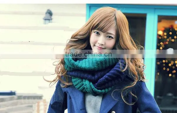 1pc high quality Double color korean latest spandex winter warm Neck warmers,neckerchief,scarf