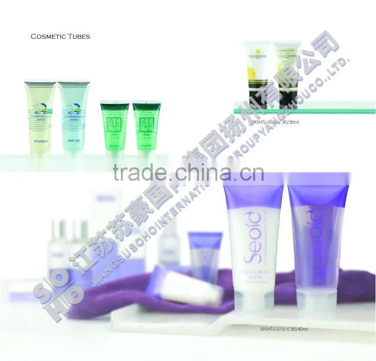 Hotel Cosmetic Tubes shampoo body lotion