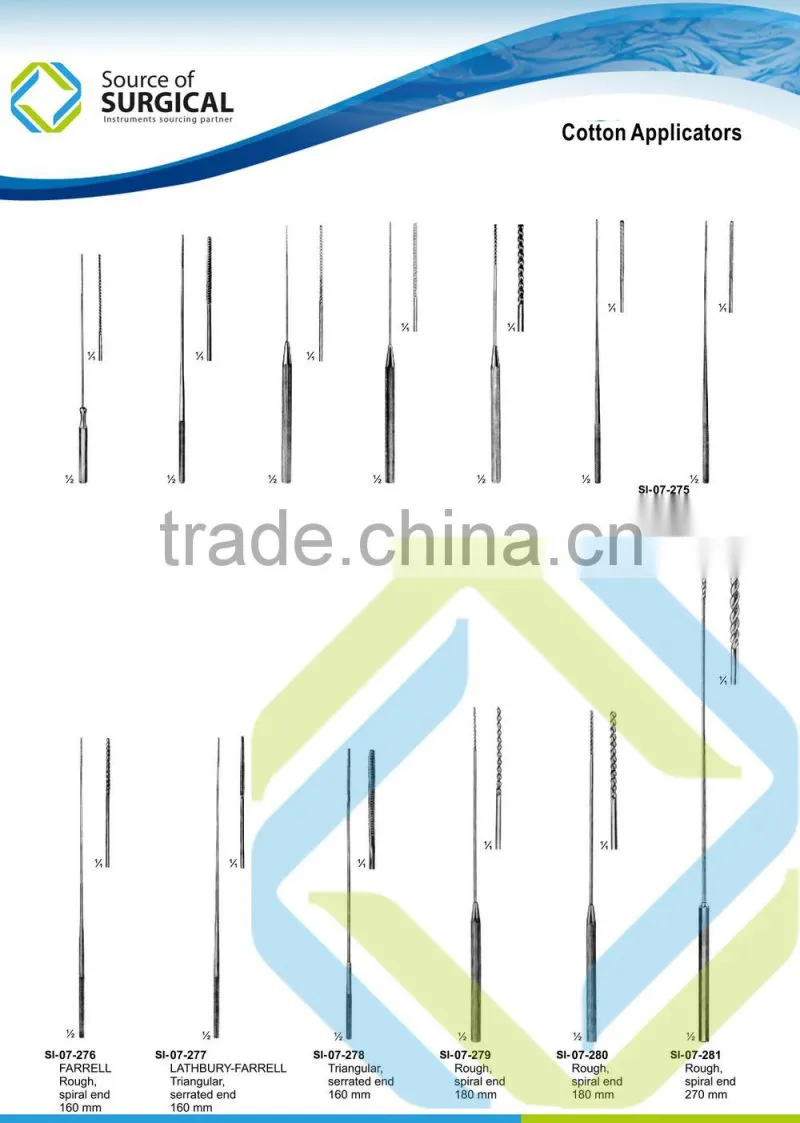 104 Probes Spatulas Cotton applicators