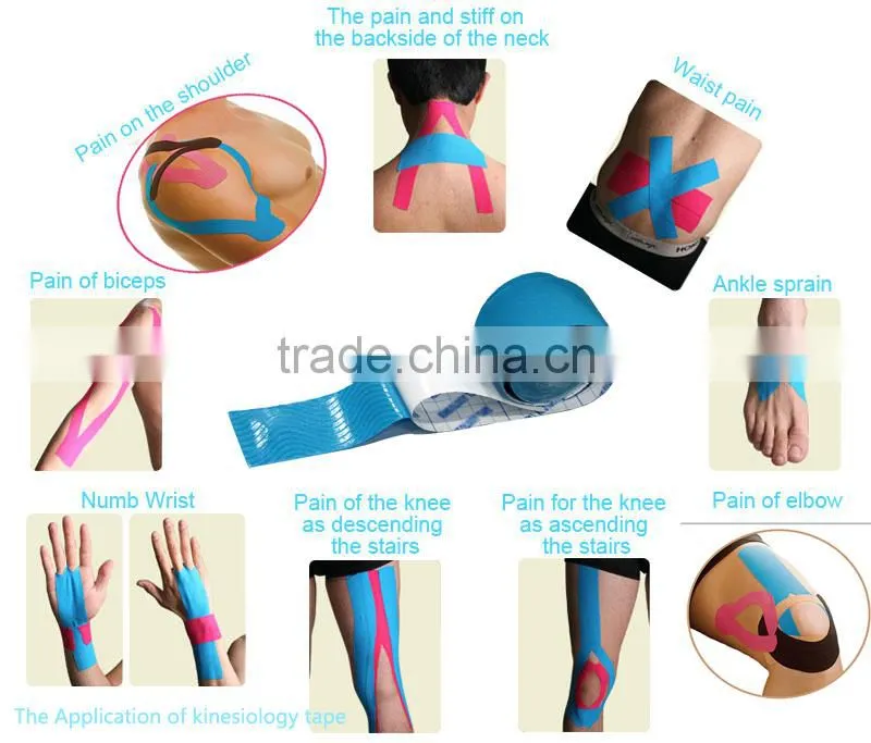Waterproof Colored Sports Tex Body Tape