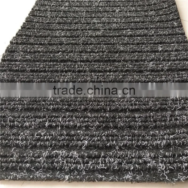 Polyester Golden Carpet Thick 3 Stripe Non woven Latex Backing