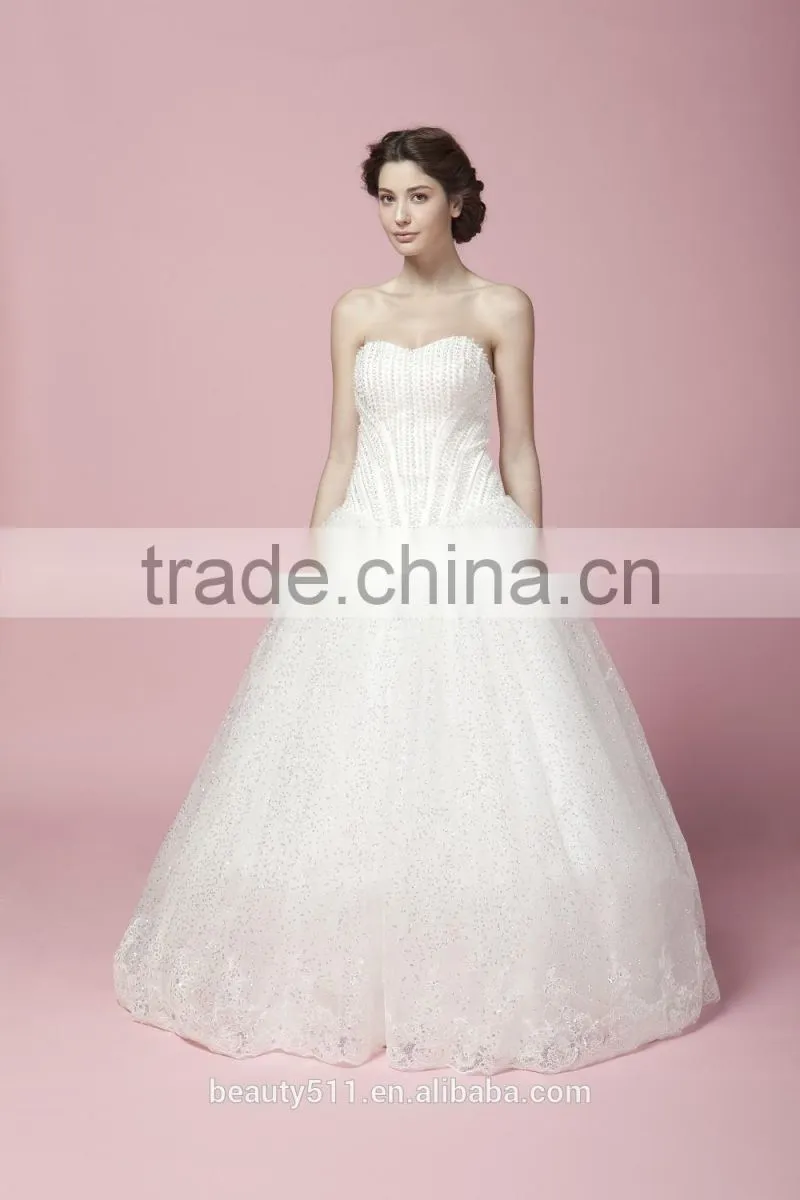 sweetheart mermaid lace mermaid color off-the-shoulder wedding dress bridal for bride V-neck bridal dress 2017 AS280