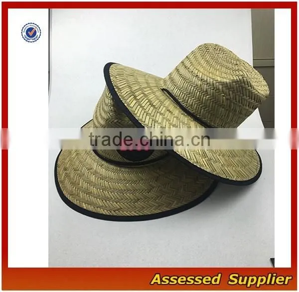 YXH8/ Custom high quality straw hat outdoor surf straw hat wholeasle