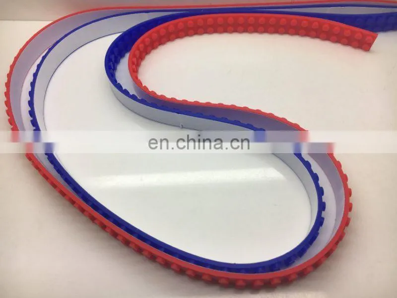 Hot Selling Adhesive Nimu Loops Silicone Legoes Toy Brick Tape, Building block rolling strap