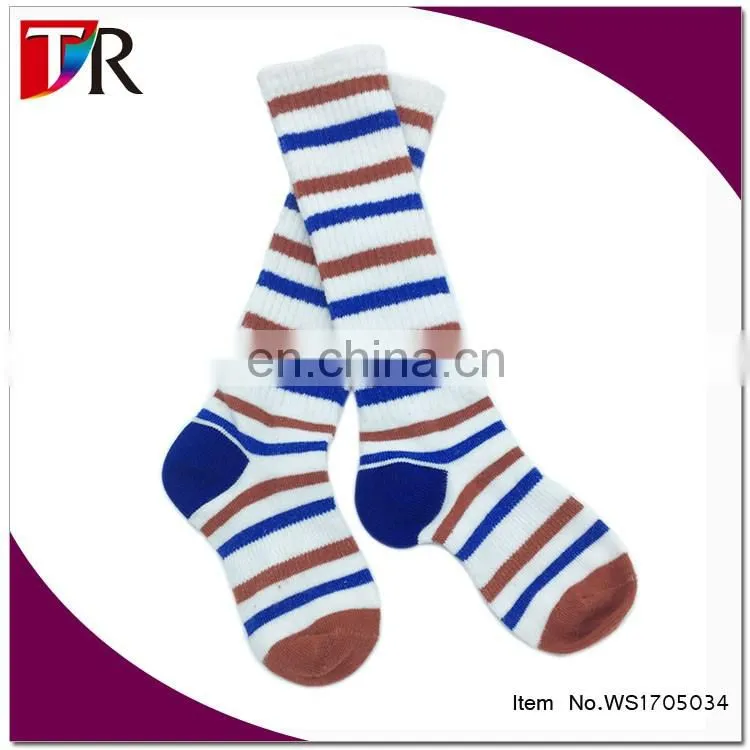 2017 best kids shiny cheveron lurex cotton socks girls school socks
