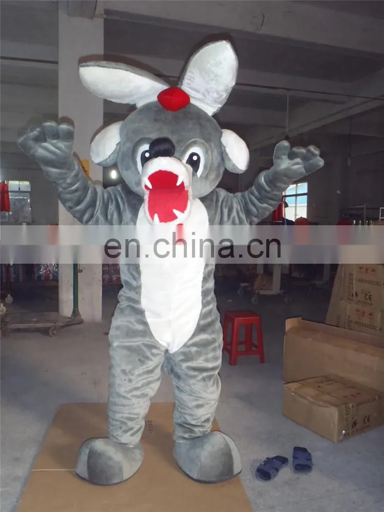 2016 new wolf cartoon character mascot costume wolf mascot carnival costume