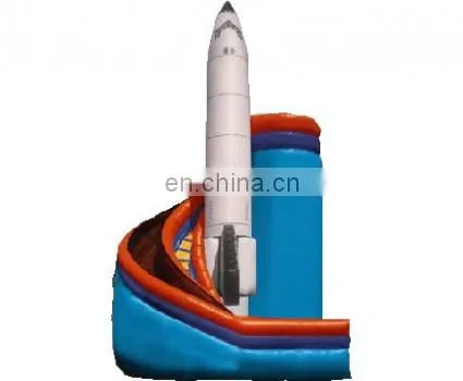 Fabulous inflatable rocket site dry slide 2012