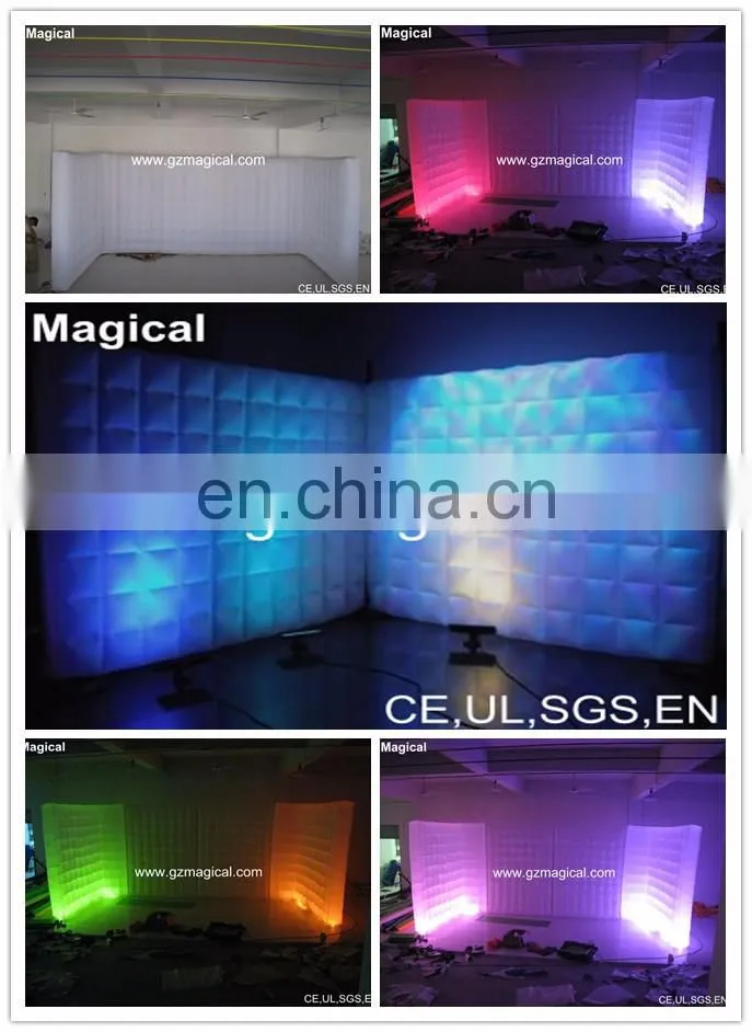 indoor trade show air standing office inflatable wall
