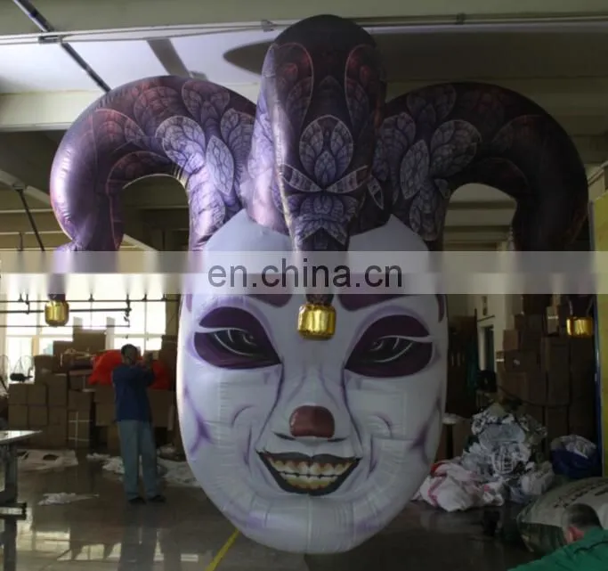 Customized Inflatable Gas Mask Replica for Holloween Decoration