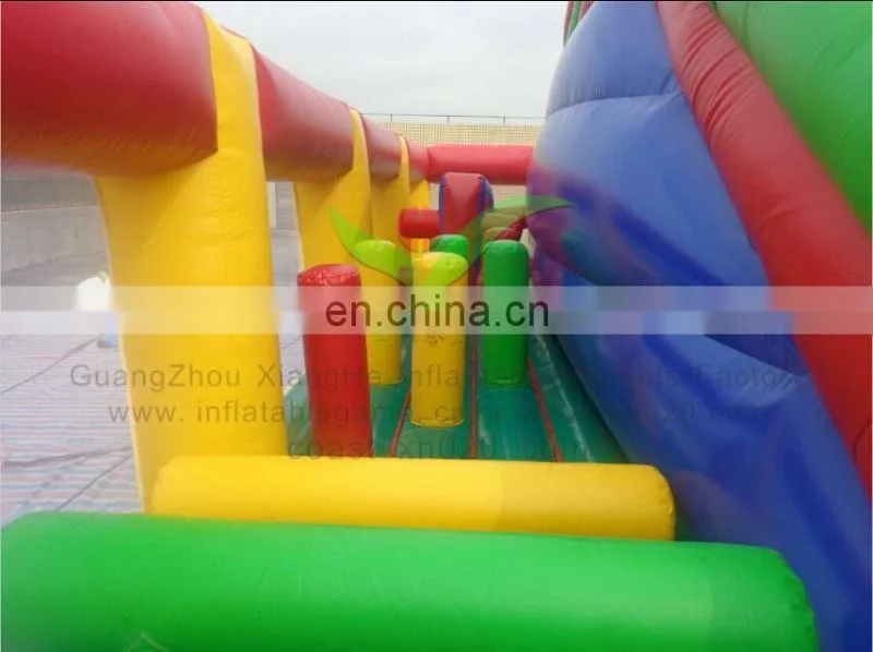 Outdoor Amusement Park Fun Land Inflatable Fun City CE Commercial Sale In Stock