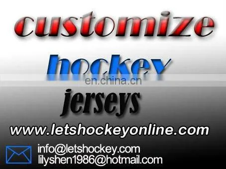 Custom ice hockey jersey blank jersey team design